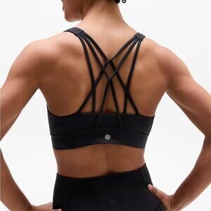 NWOT Athleta Perfect Form Bra for D-DD cups Black Size Medium